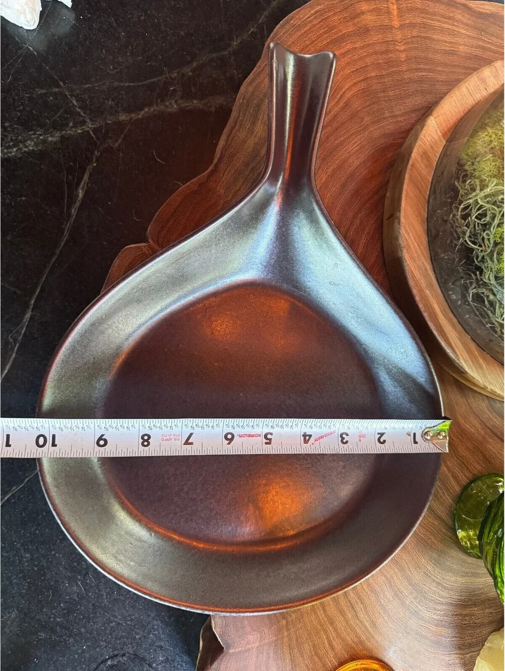 Vintage Gustavsberg Sweden TERMA 278 Ceramic Skillet Frying Pan Stig Lindberg